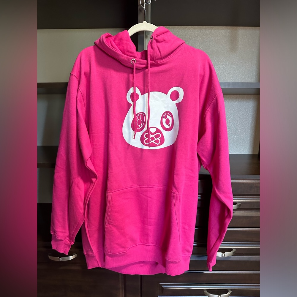 Pink Graphic Hoodie